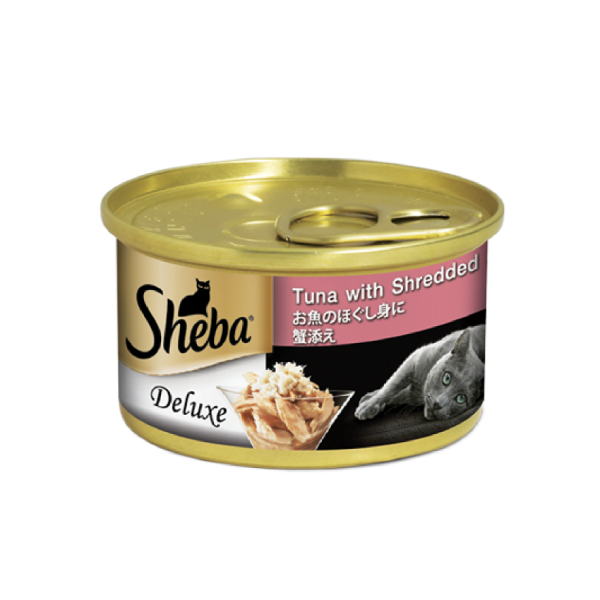 Sheba 貓罐頭 Tuna with Shredded Crab 白吞拿魚蟹肉 85g