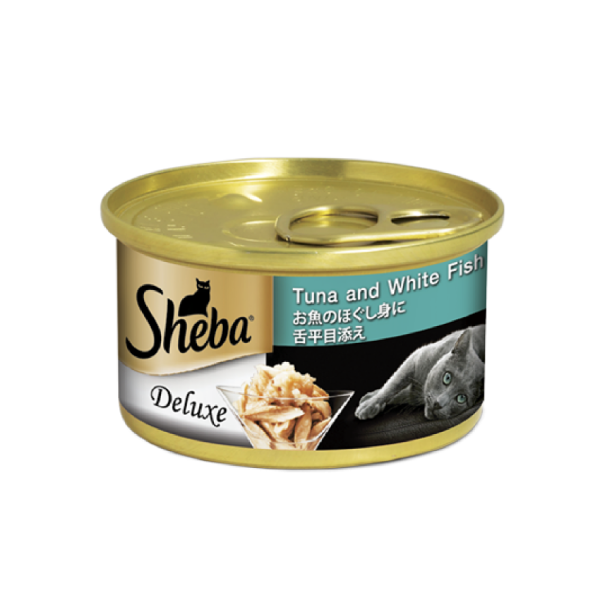 Sheba 貓罐頭 Tuna and White Fish in gravy 汁煮白吞拿魚白身魚 85g