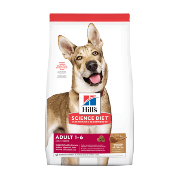 Hill's 希爾思 狗糧《日常系列》羊飯 (成犬1-6配方) 3kg / 15.5lb / 33lb
