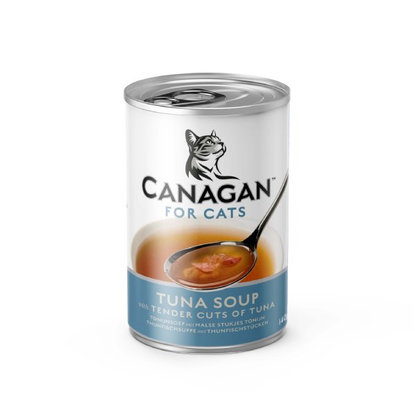 CANAGAN 原之選 貓咪補水湯 營養補水吞拿魚湯 (成貓及幼貓用) 140g
