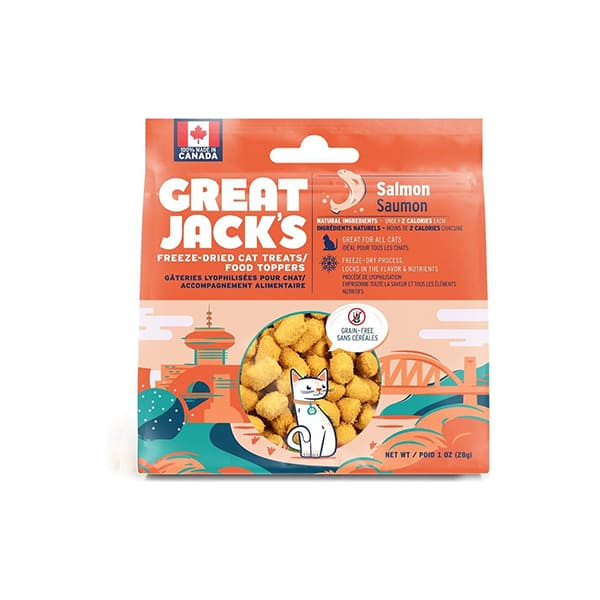 Great Jacks 貓小食 冷凍脫水 三文魚 1oz