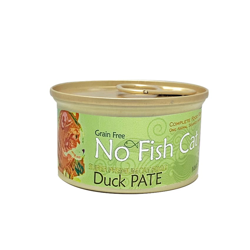 PetSay - No Fish Cat 貓罐頭 (單一蛋白) 無穀物 鮮鴨肉醬 85g