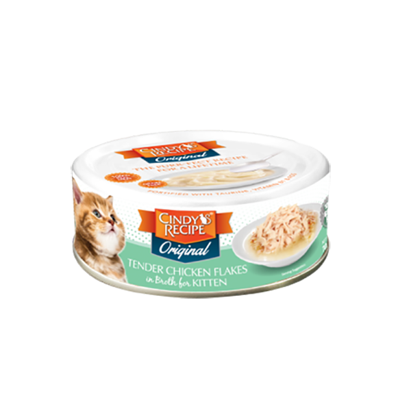 Cindy's Recipe 貓罐頭 鮮嫩雞肉湯 (幼貓配方) 70g