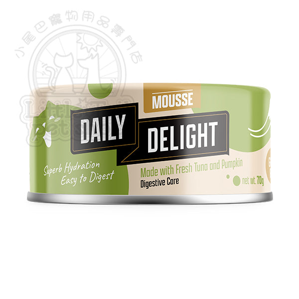 Daily Delight 貓罐頭 Mousse 吞拿魚+南瓜慕絲 70g (🥳大量購買優惠🎉)