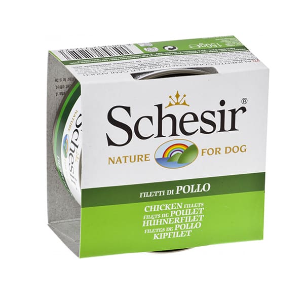Schesir 狗罐頭 全天然 《啫喱》 雞肉 150g