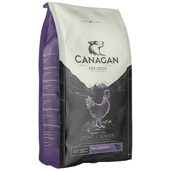 CANAGAN 原之選 狗糧 無穀物 【減肥】 走地雞 (老犬配方) 2kg / 6kg / 12kg