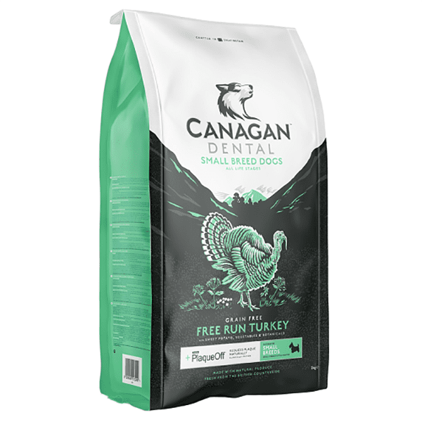 CANAGAN 原之選 狗糧 無穀物 【健齒】 火雞 (全犬及小型犬配方) 小粒裝 2kg / 6kg