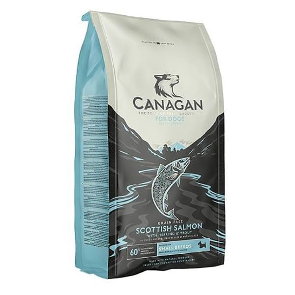 CANAGAN 原之選 狗糧 無穀物 蘇格蘭三文魚 (全犬及小型犬配方) 小粒裝 2 kg / 6 kg