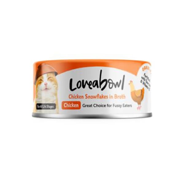 Loveabowl 貓罐頭 無穀物 【挑食】天然嫩雞 70g