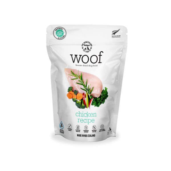 NZ Natural 狗糧 Woof Freeze Dried 優質凍乾 雞肉 320g / 1.2kg