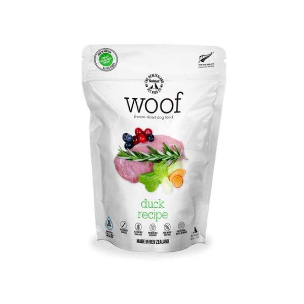 NZ Natural 狗糧 Woof Freeze Dried 優質凍乾 鴨肉 320g / 1.2kg