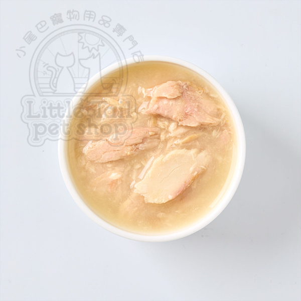 泰國 Pramy 《功能性貓濕包 - 肉汁系列》 高級白肉吞拿魚+小銀魚(成貓) - 強骨健骼 70g