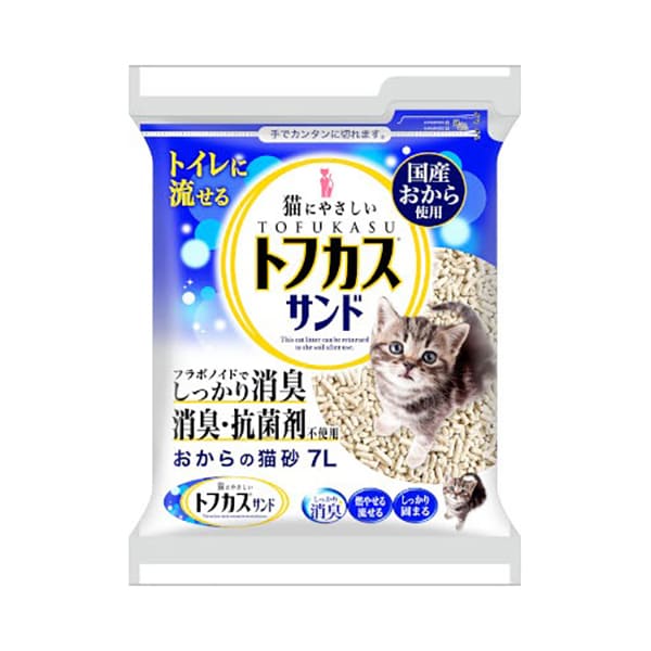 日本爽快 特強除臭 環保豆腐砂 原味 7L