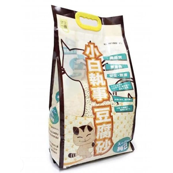 小白執事豆腐砂 純白 原味 (大白) 18L