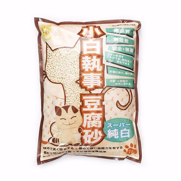 小白執事豆腐砂 純白 原味 (小小白) 7L