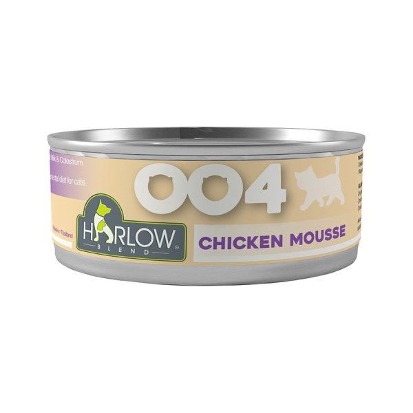 Harlow Blend HB OOcat 楓葉 無穀物貓慕絲罐 004 Chicken Mousse 雞肉+山羊奶【幼貓/康復貓/增重/副食罐】80g
