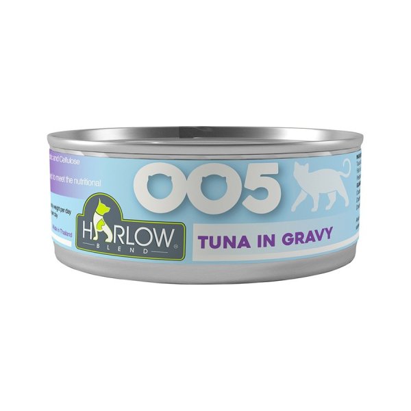 Harlow Blend HB OOcat 楓葉 無穀物貓主食罐 005 Tuna in Gravy 鮪魚+高湯【毛髮+消化配方】80g
