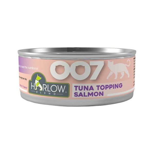 Harlow Blend HB OOcat 楓葉 無穀物貓主食罐 007 Tuna Topping Salmon 鮪魚+鮭魚+高湯【成貓+老貓配方】80g