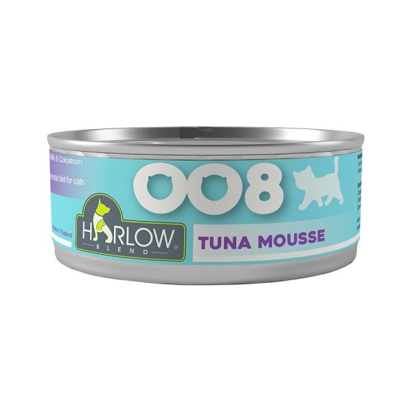 Harlow Blend HB OOcat 楓葉 無穀物貓慕絲罐 008 Tuna Mousse 鮪魚+山羊奶【幼貓/康復貓/增重/副食罐】80g