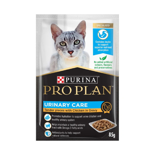 Purina Pro Plan 貓濕糧 醬汁 雞肉 【泌尿健康】 85g*12包/盒