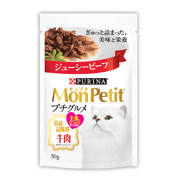 Purina Mon Petit 貓濕糧 《Gourmet 特尚品味餐》 牛肉 50g