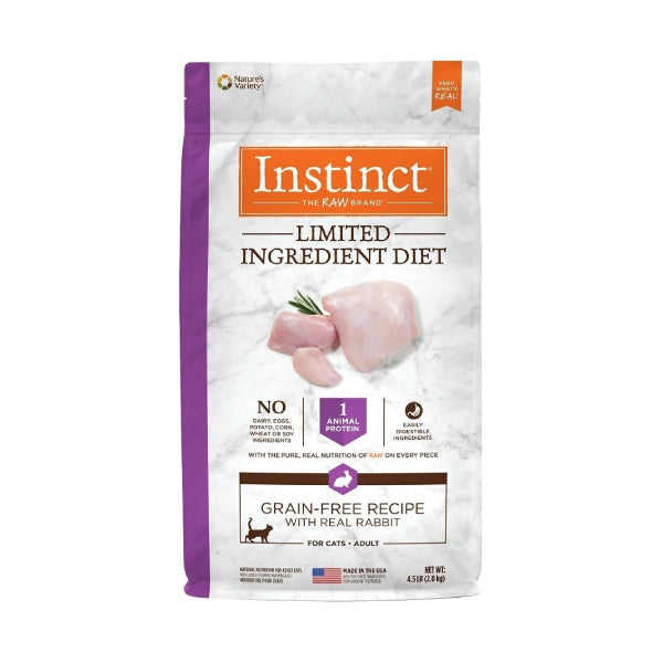 INSTINCT 貓糧 Limited Ingredient Diet 無穀物 單一蛋白 低敏 兔肉 4.5 lb