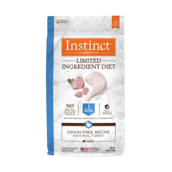 Instinct 狗糧 Limited Ingredient Diet 無穀物 單一蛋白 低敏 火雞肉 4 lb