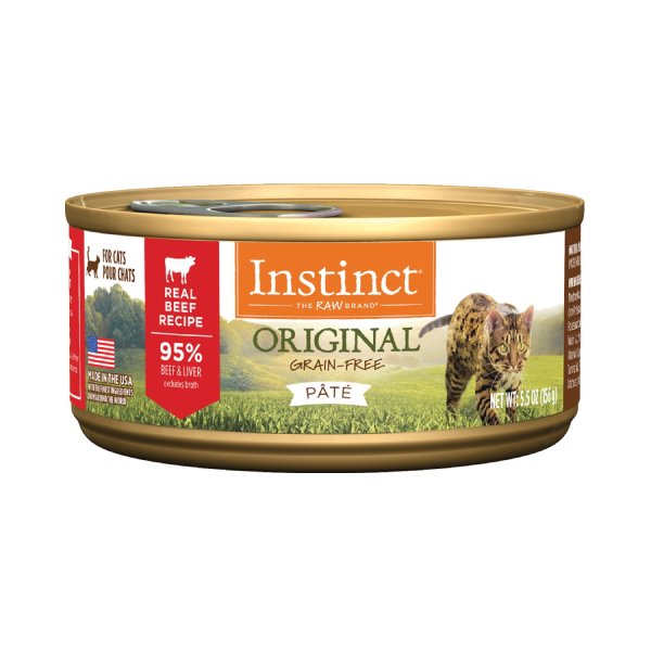 Instinct 貓罐頭 Original 無穀物 牛肉 5.5oz