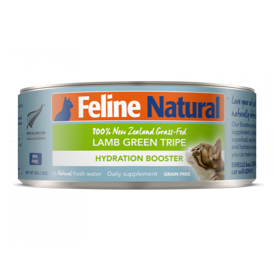 F9 FELINE NATURAL 主食貓罐頭 羊綠草胃營養補品 85g