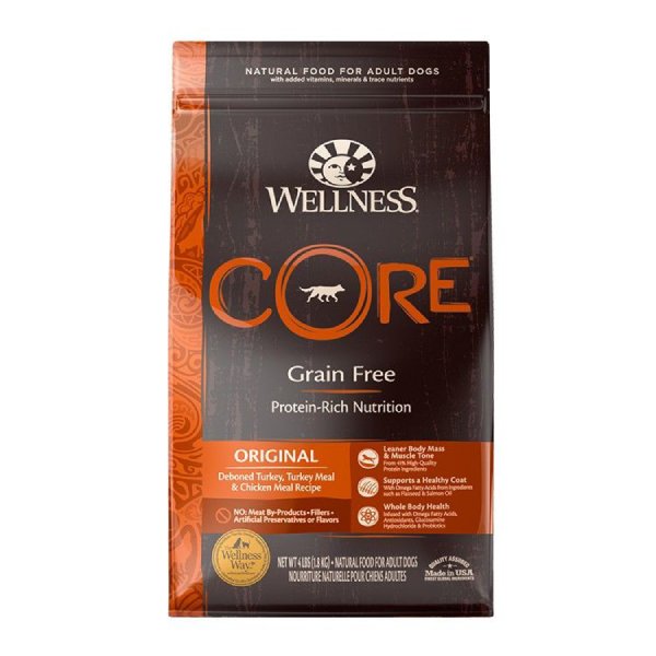 WELLNESS 《CORE》 狗糧 無穀物 經典原味雞肉 4 lb / 12 lb / 24 lb