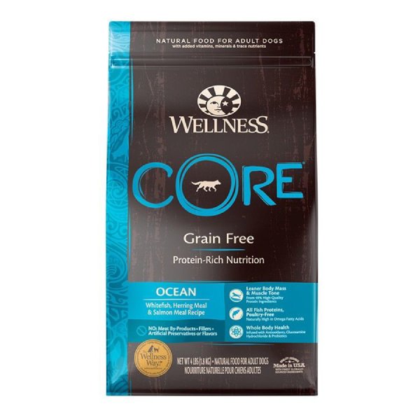 WELLNESS 《CORE》 狗糧 無穀物 海洋魚 4 lb / 12 lb / 22 lb