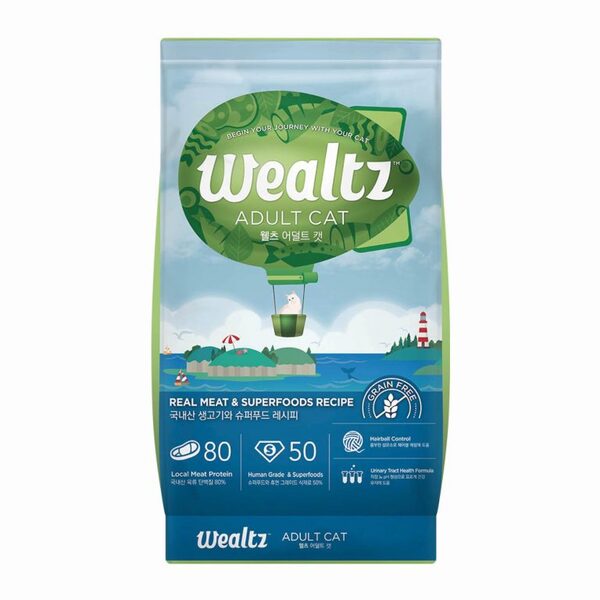 Wealtz 貓糧 《超級食物》 鮮雞肉 (成貓配方) 1.2kg / 6kg