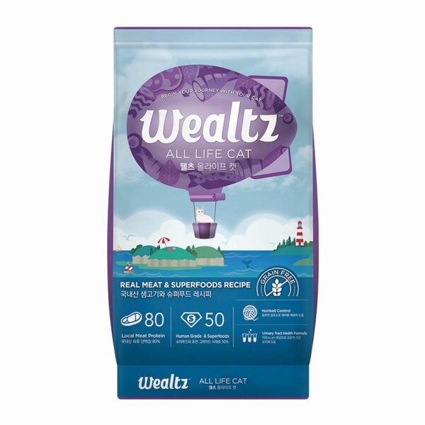 Wealtz 貓糧 《超級食物》 鮮雞肉 (全貓配方) 1.2kg / 6kg