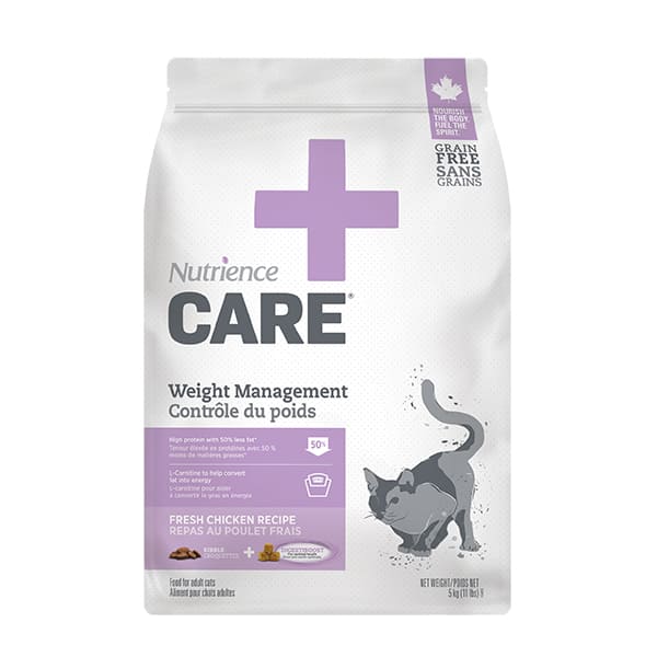 Nutrience 貓糧 《CARE》 【體重管理】 5 lb (大量購買優惠 2件 @$324)