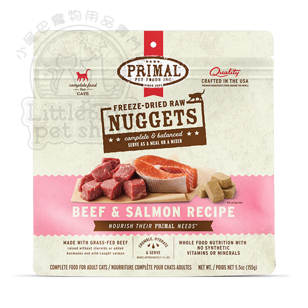 Primal 貓用 急凍鮮肉磚 牛肉+三文魚配方 3lb