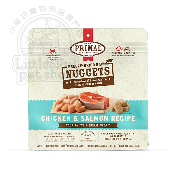 Primal 貓用 急凍鮮肉磚 雞肉+三文魚配方 3lb