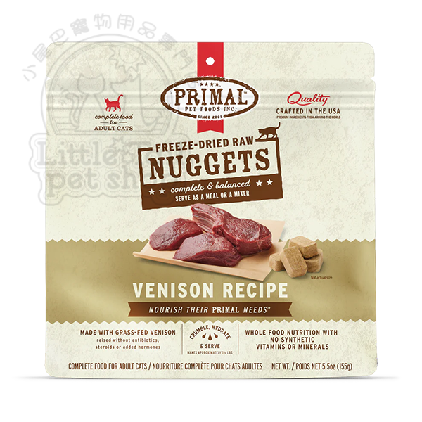Primal 貓用 急凍鮮肉磚 鹿肉配方 3lb