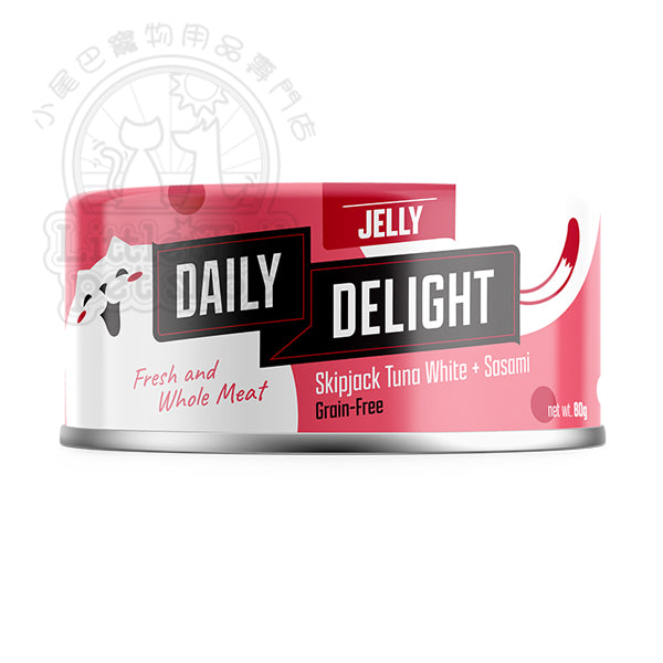 Daily Delight 貓罐頭 JELLY 啫喱 白鰹吞拿魚+雞胸肉 80g (🥳大量購買優惠🎉)