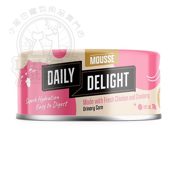 Daily Delight 貓罐頭 Mousse 雞肉+蔓越莓慕絲 70g (🥳大量購買優惠🎉)