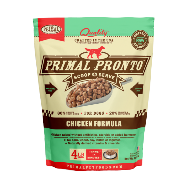 Primal 犬用 急凍鮮肉粒 雞肉配方 4lb (🥳大量購買優惠🎉)