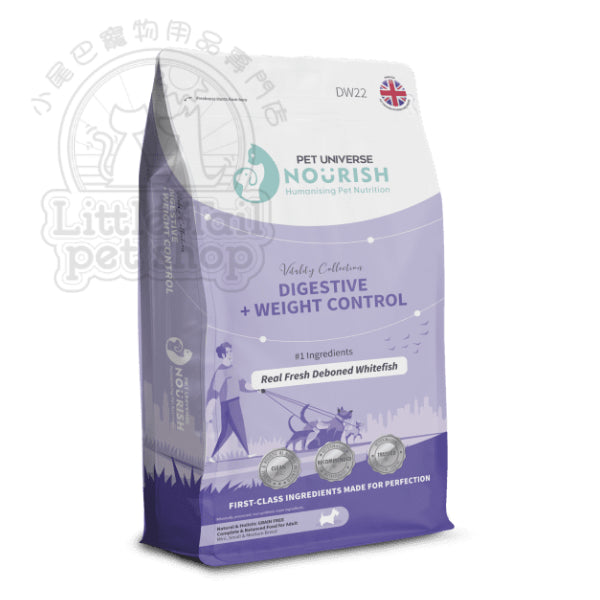 Pet Universe Nourish 活力狗糧 -腸胃配方/新鮮白身魚 1.5 kg