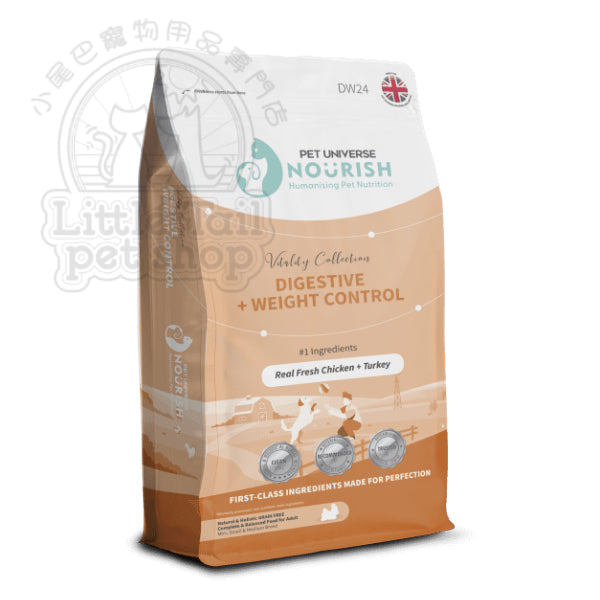 Pet Universe Nourish 活力狗糧 -腸胃配方/鮮雞肉+火雞 1.5 kg