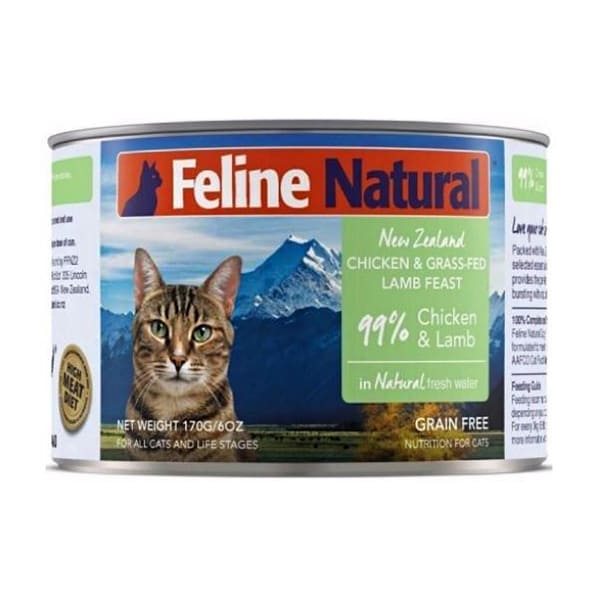 F9 FELINE NATURAL 主食貓罐頭 雞肉+羊肉 170g