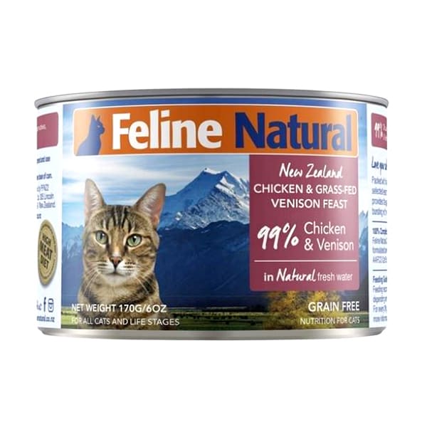 F9 FELINE NATURAL 主食貓罐頭 雞肉+鹿肉 170g