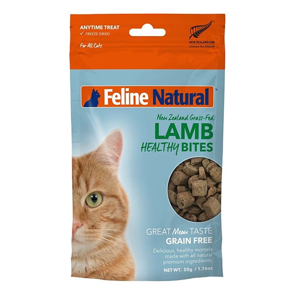 F9 FELINE NATURAL 貓小食 冷凍脫水健康貓零食 羊肉粒 50g