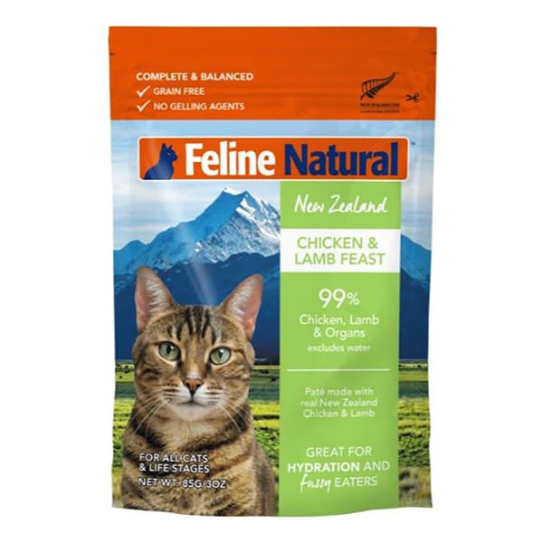 F9 FELINE NATURAL 貓軟包 雞肉羊肉盛宴 85g