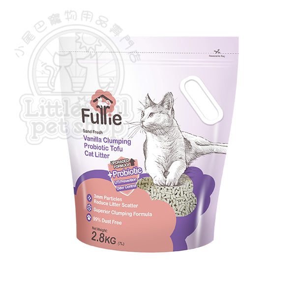 FURRIE 芙莉爾 幼條狀天然豆腐粟米砂 (雲呢拿味)新升級益生菌配方 7L