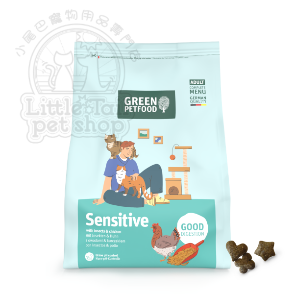 Green Petfood 貓乾糧 【蟲蟲蛋白防過敏】FairCat Safe (成貓配方) 300g / 7.5kg