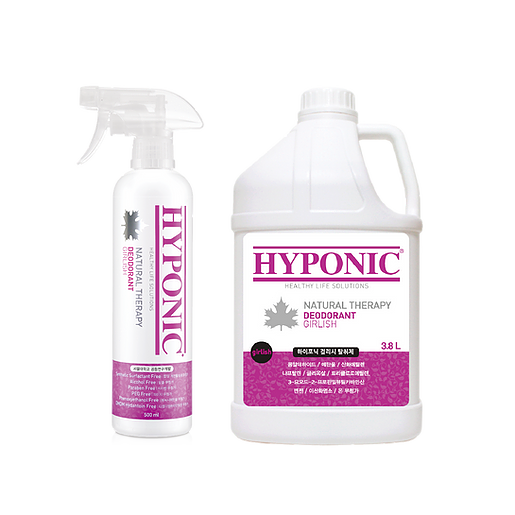 HYPONIC 極致低敏 甲殼素除臭 清香噴霧 (粉漾花調) 500ml / 3800ml