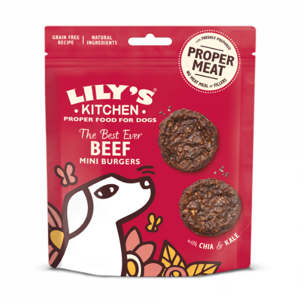 Lily's Kitchen 狗小食 迷你牛肉漢 70g